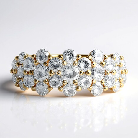 Anello in oro con Diamante SI2 (H) (CIRARI)