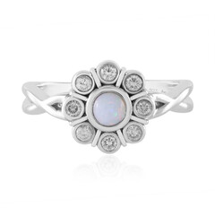 Australian Opal Silver Ring