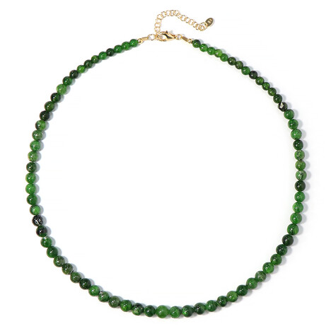 Collar en plata con Diópsido de Rusia