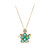 AAA-Sambia-Smaragd-Goldhalskette (CIRARI)