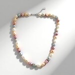 Collana in argento con Perla di Acqua Dolce (TPC)