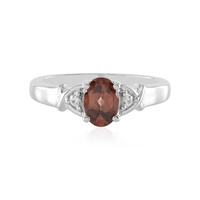 Anello in argento con Zircone Champagne