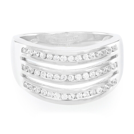 Bague en argent et Zircon