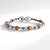 Bracciale in argento con Conchiglia di Ostrica Spinosa Arancione (Desert Chic)