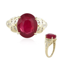 Bague en or et Rubis de Madagascar (de Melo)