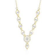 I2 (I) Diamant-Silbercollier