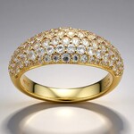 Anello in argento con Topazio Bianco (Adela Silber)