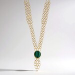 Collier en argent et Malachite (Ornaments by de Melo)
