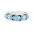 Anillo en plata con Turquesa bella durmiente (Faszination Türkis)