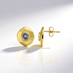Orecchini in argento con Tanzanite