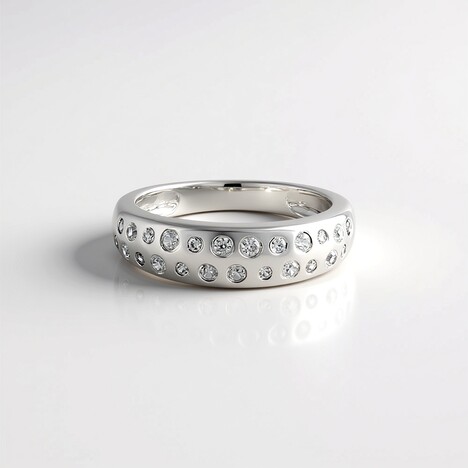 Anello in argento con Zircone
