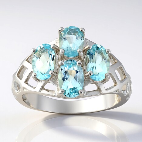 Anello in argento con Ambligonite