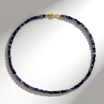 Collana in argento con Iolite del Madagascar