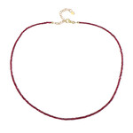 Collana in argento con Spinello Rosso