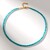 Collier en argent et Apatite bleue