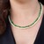 Collier en argent et Tsavorite de Tanzanie