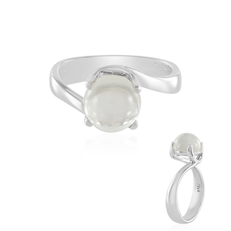 Anello regolabile in argento 925 con pendente MADE IN ITALY