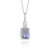 Blue Maniry Labradorite Silver Necklace (KM by Juwelo)