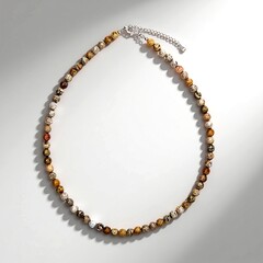 Collana in argento con Corallo Pietrificato