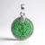 Ciondolo in argento con Tsavorite AAA del Kenia