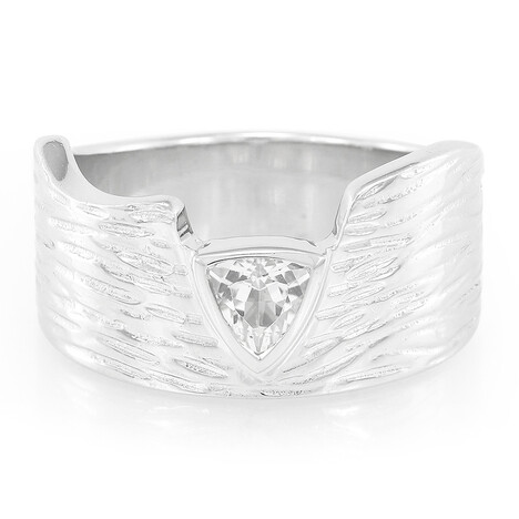 Anello in argento con Topazio Ghiaccio