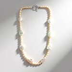 Collana in argento con Perla Keshi (TPC)