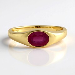 Anello in argento con Zaffiro Rosa del Madagascar
