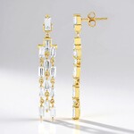 Boucles d'oreilles en argent et Zircon