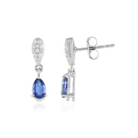 Orecchini in argento con Cianite del Nepal