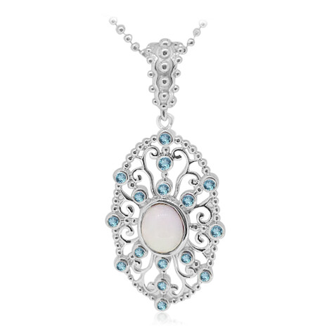 Welo-Opal-Silberhalskette (Dallas Prince Designs)