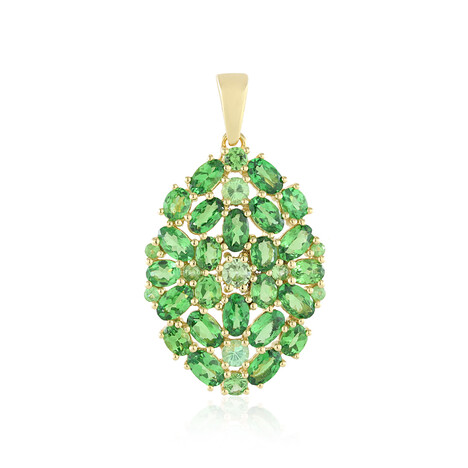 Ciondolo in argento con Tsavorite della Tanzania