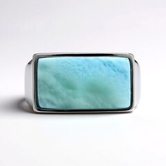 Anello in argento con Larimar