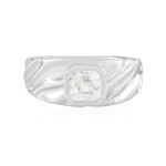 Zilveren ring met een zirkoon (de Melo Essence)