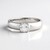 Anello in argento con Topazio Bianco