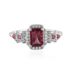 Anello in argento con Tormalina Rosa Nigeriana