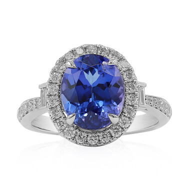 AAA-Tansanit-Goldring (CIRARI)