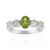 Bague en argent et Péridot de Birmanie