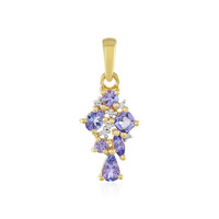 Pendentif en argent et Tanzanite