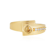 Anello in argento con Zircone Giallo