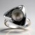 Anello in argento con Perla Tahitiana (TPC)