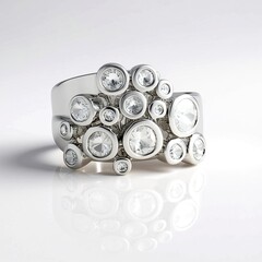 Anello in argento con Zircone (de Melo Essence)