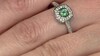 Zilveren ring met een Colombiaanse smaragd