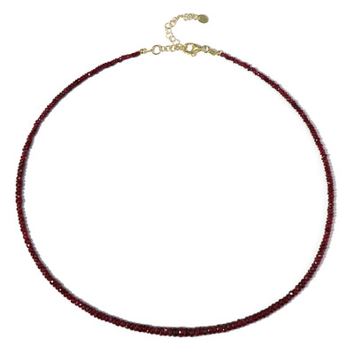 Collana in argento con Rubino Tanzania