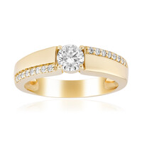 Bague en or et Diamant VVS2 (G)