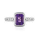 Siberian Amethyst Silver Ring