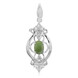 Imperial Chrysoprase Silver Pendant