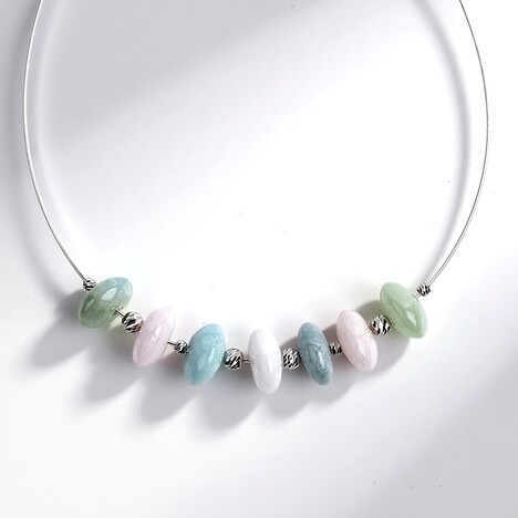 Collana in argento con Berillo