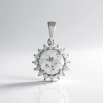 Ciondolo in argento con Zircone