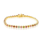 Brazalete en plata con Turmalina