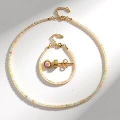 Parure in argento con Opale di Welo
